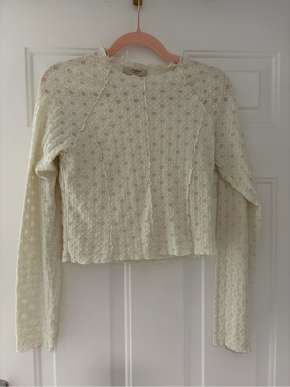 Atelier Crochet Long-Sleeve Top